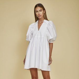 NWT Hunter Bell Noah Dress in White, Size XS